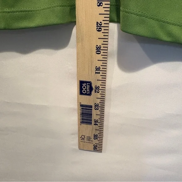 NWT Nike Mens Large Dri-FIT Ribbed Collar Standart Fit Solid Green Golf Polo - Picture 7 of 9